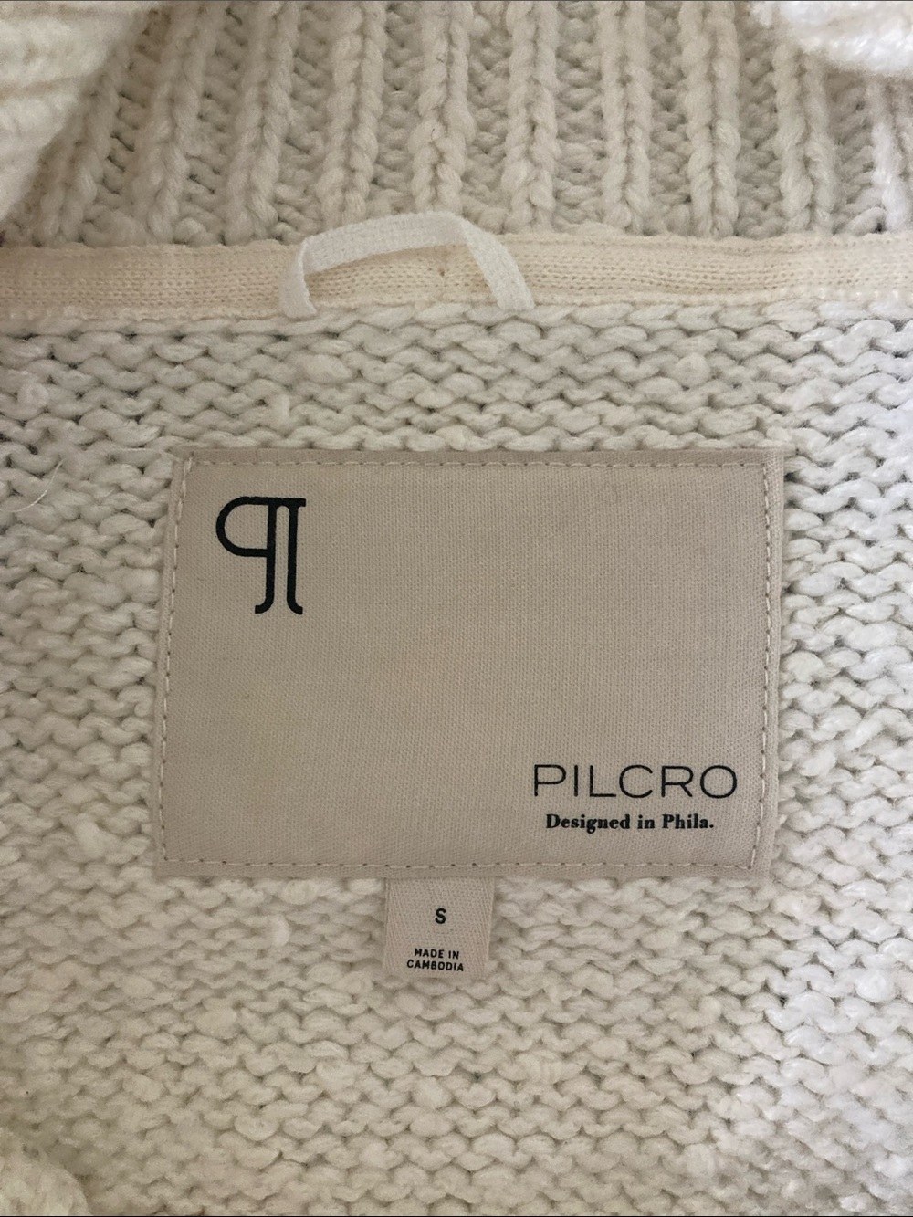 Anthropologie Pilcro The Jesse Dog Icon Intarsia Cardigan Sweater NWOT - Picture 7 of 11